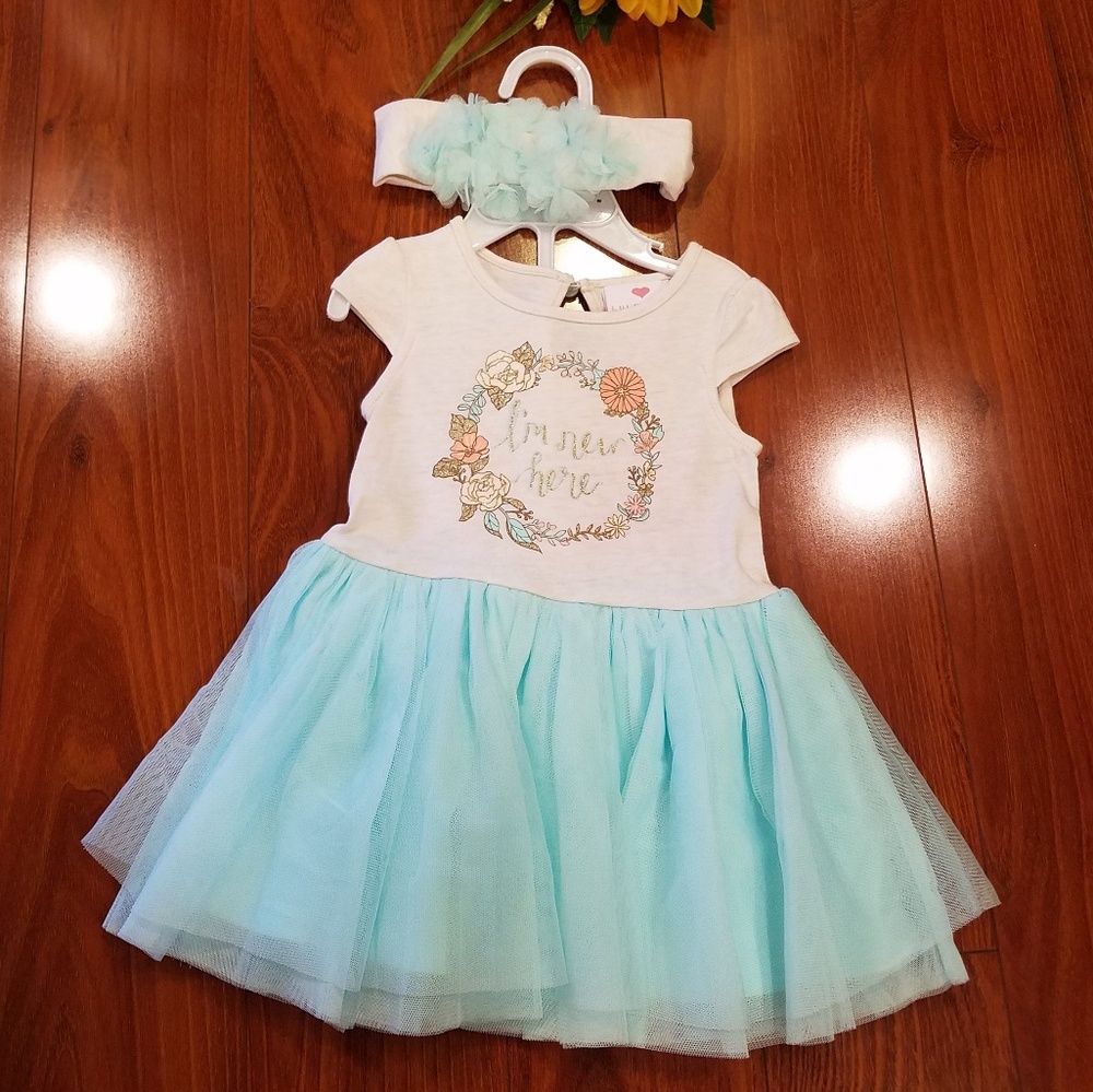 🛍Lulurain 3-piece infants dress set 6-9 months